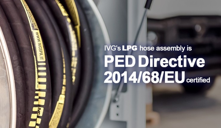 Il tubo raccordato per LPG è certificato PED Il tubo raccordato per LPG è certificato PED