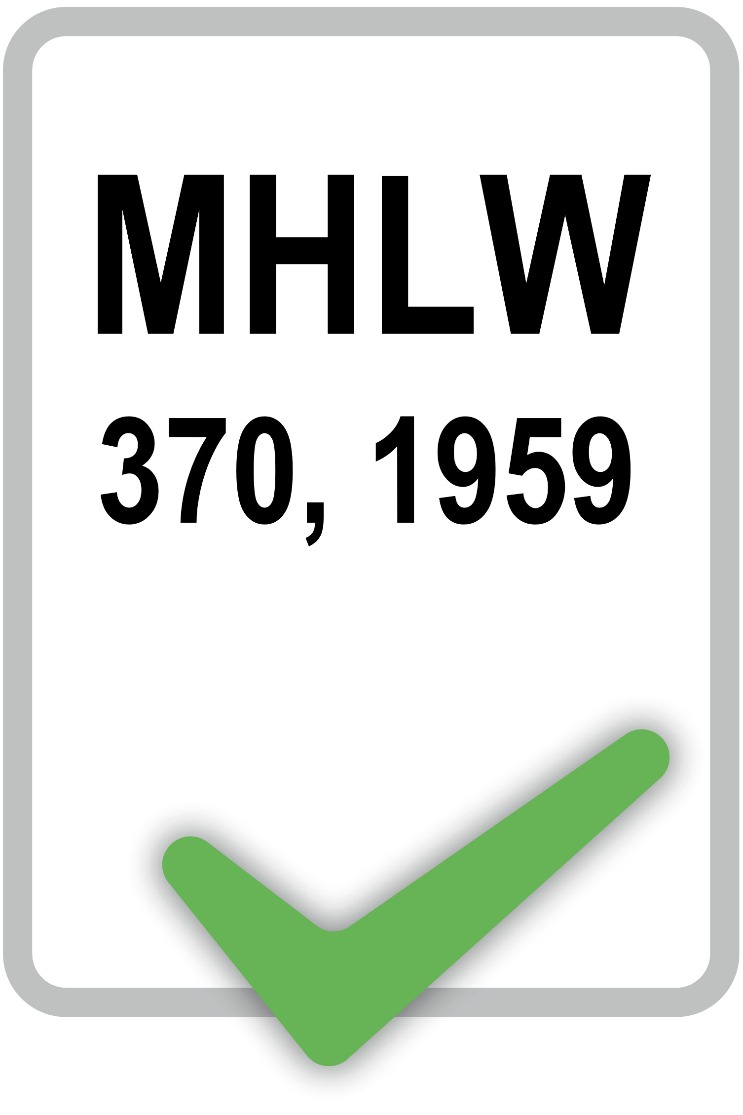 MHLW 370, 1959