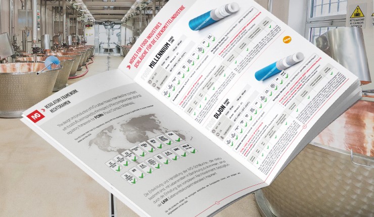 Brochure tubi alimentari in tedesco 2023